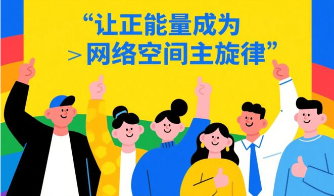 点亮文明之光，让正能量成为网络空间主旋律